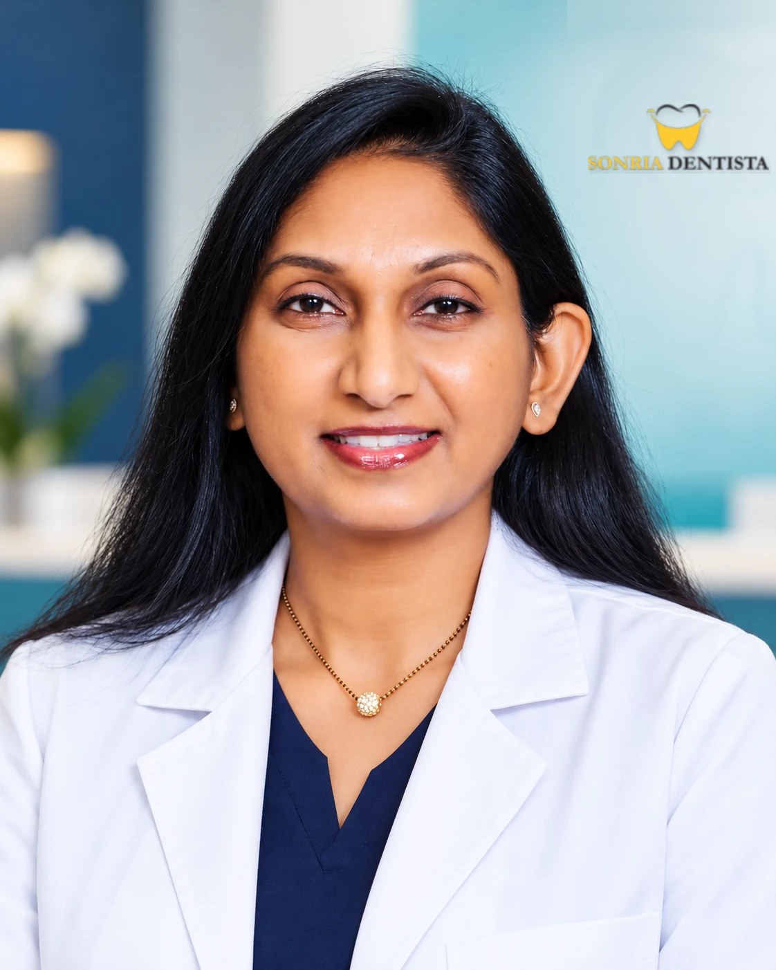 Dr. Deepti Namineni, lead dentist at Sonria Dentista